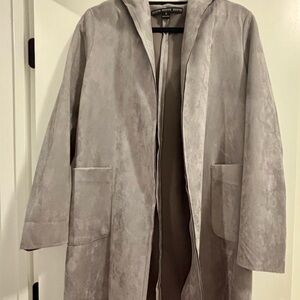 HYFVE Gray Trench Coat Classic Tailored Design